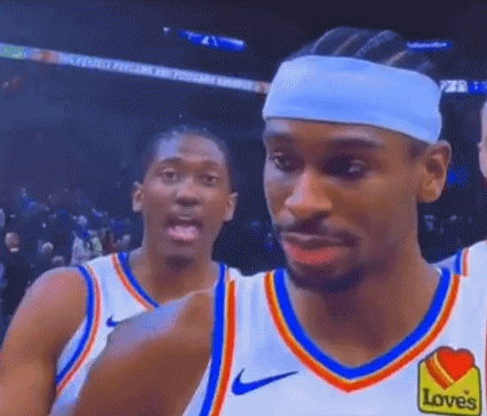  重要的事情说三遍SGA接受采访 杰伦威在身后一直喊MVP