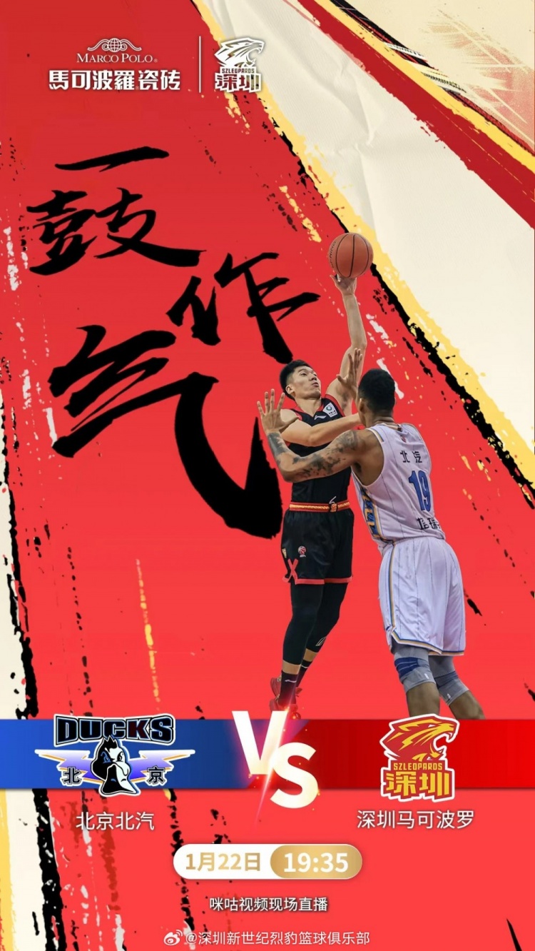  一鼓作气！深圳马可波罗将客场挑战北京北汽
